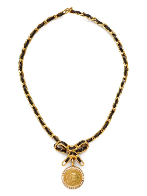 CHANEL Pre-Owned Collana con pendente Mademoiselle 1995