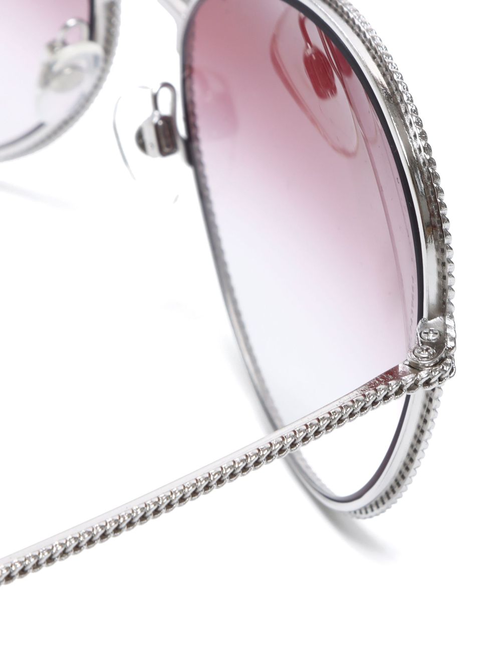 Affordable HOT SALE CHANEL chain-embellished sunglasses Women