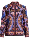 FARM Rio Black Heart Forest shirt - Purple