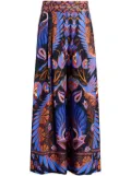 FARM Rio Black Heart Forest trousers - Purple