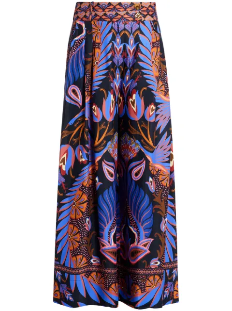FARM Rio Black Heart Forest trousers