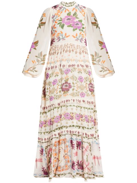 FARM Rio floral-print maxi dress