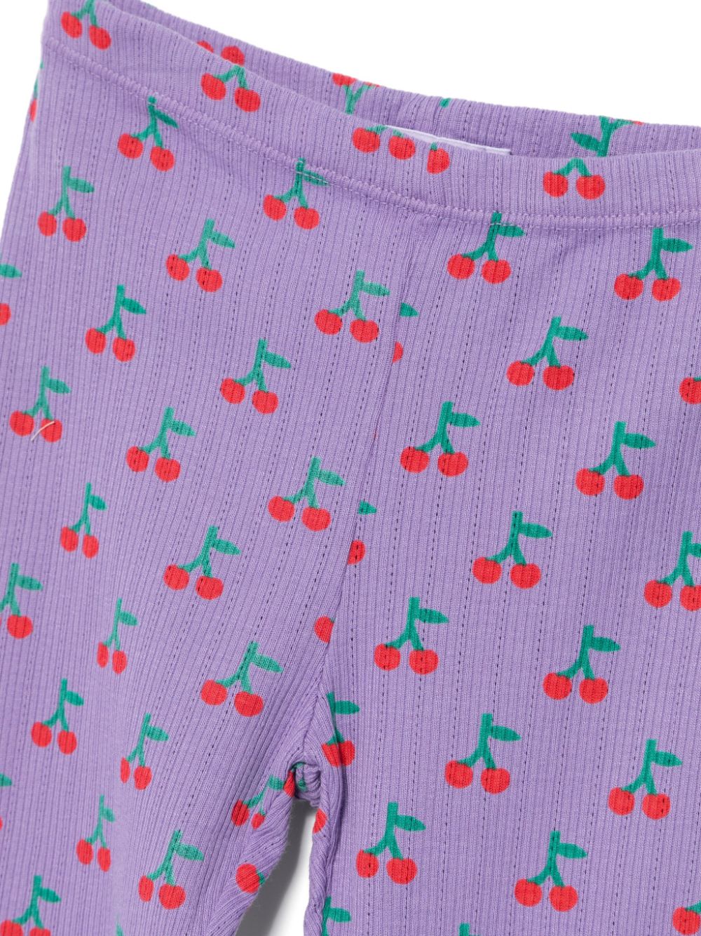 Bobo Choses Legging met kersenprint Paars