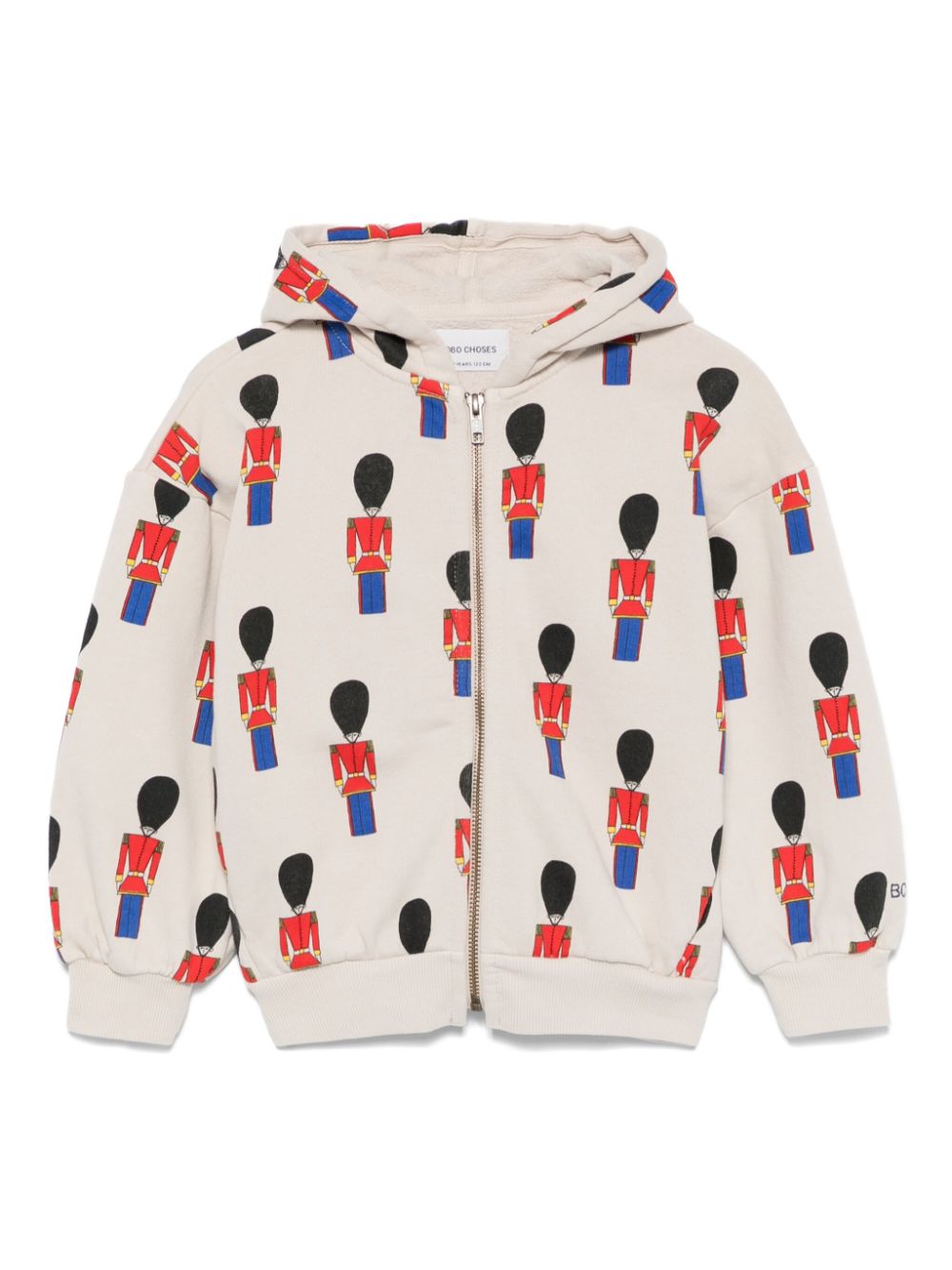 Bobo Choses Little Tin Soldiers hoodie Beige