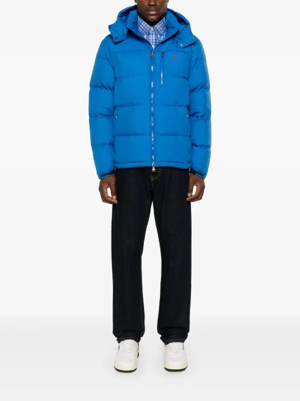 Polo Ralph Lauren Polo Pony-embroidered Puffer Jacket Blue