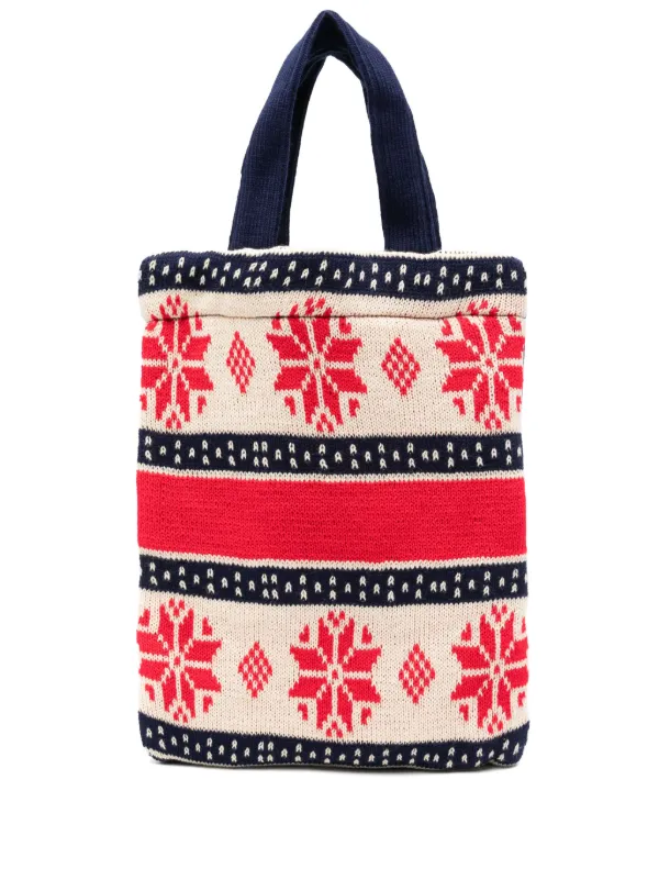 Comme Des Garçons Shirt ニット ハンドバッグ | ブルー | FARFETCH JP