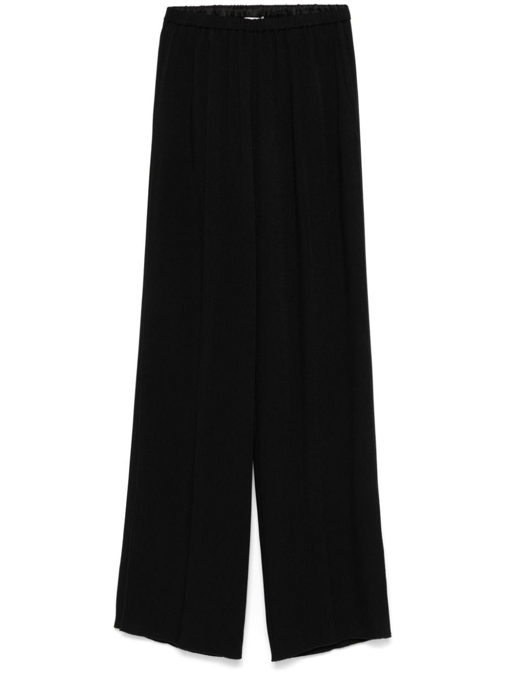 Shop Forte Forte Straight-leg Trousers In Black