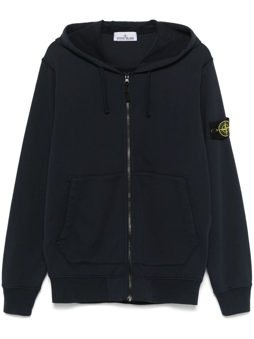 Stone Island Katoenen hoodie Blauw