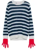 Charles Jeffrey Loverboy Mohair Gloves jumper - Blue