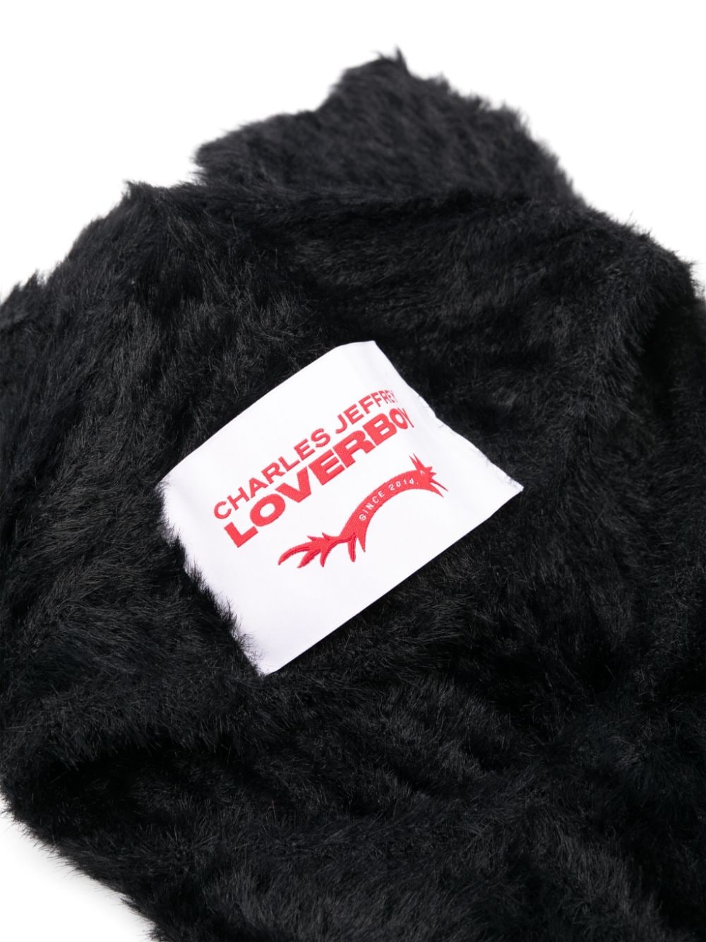 Charles Jeffrey Loverboy Fluffy Ears balaclava - Zwart