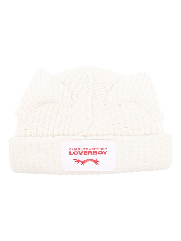 Charles Jeffrey Loverboy Chunky Ears Beanie | Neutrals | FARFETCH IN