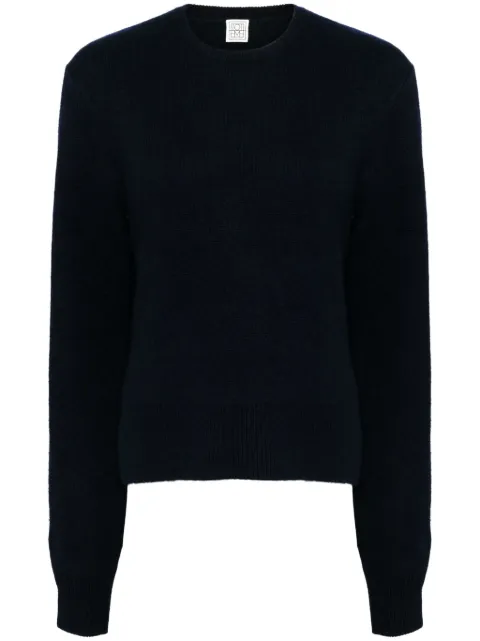 TOTEME cropped crew neck jumper