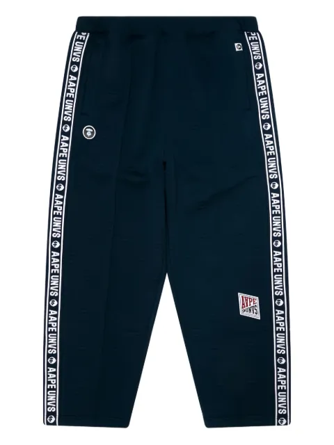 AAPE BY *A BATHING APE® logo-lettering track pants 