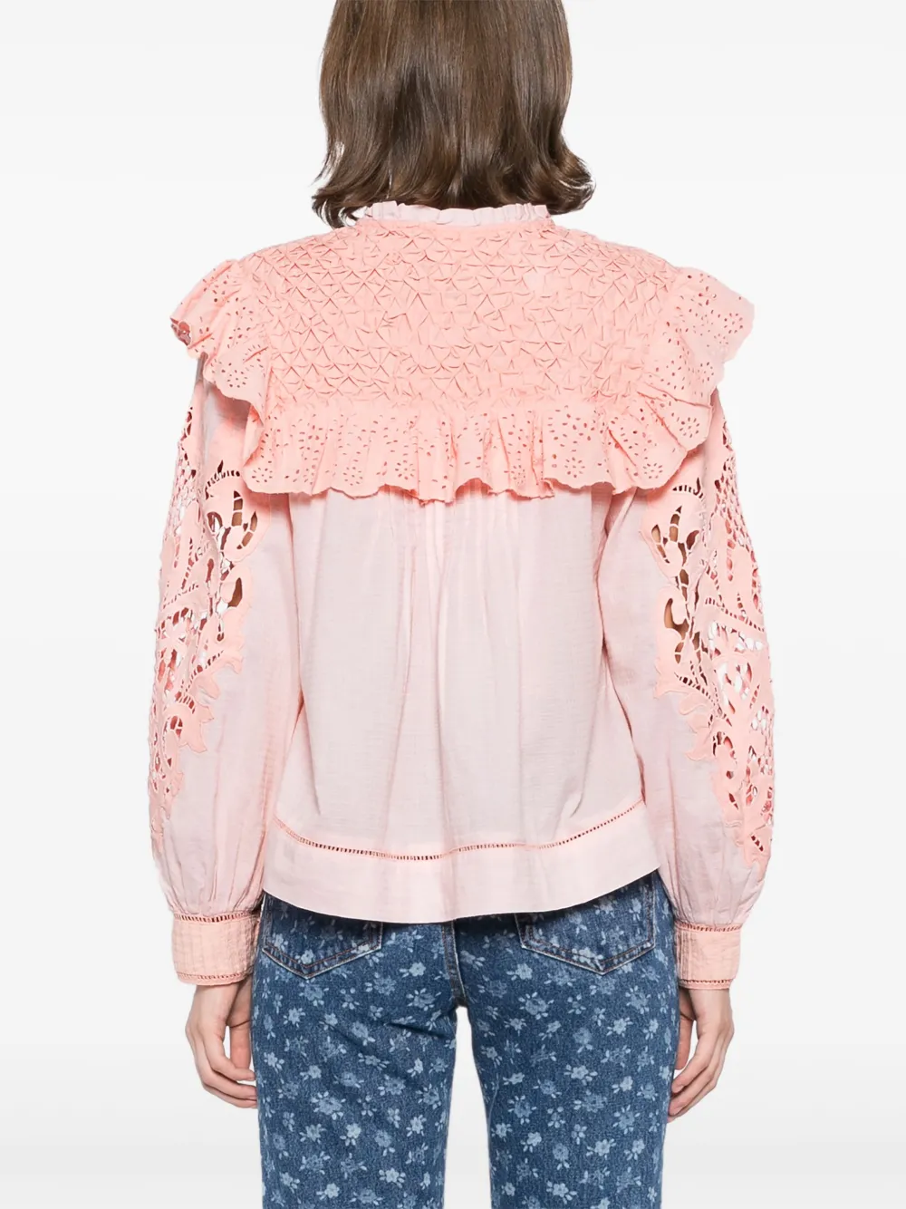FARM RIO ROSE HONEYCOMB BLOUSE