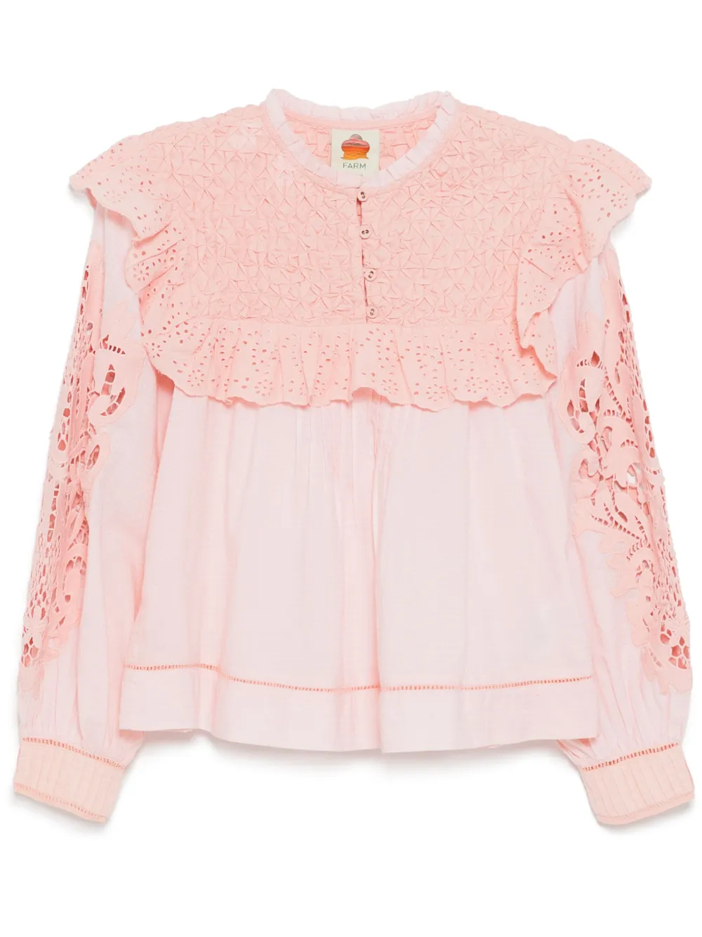 FARM RIO ROSE HONEYCOMB BLOUSE