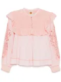 FARM Rio Rose Honeycomb blouse - Pink