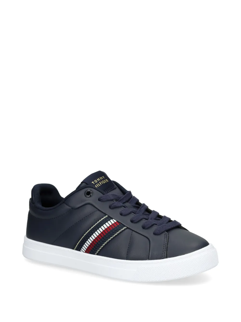 Tommy Hilfiger leather sneakers - Blauw