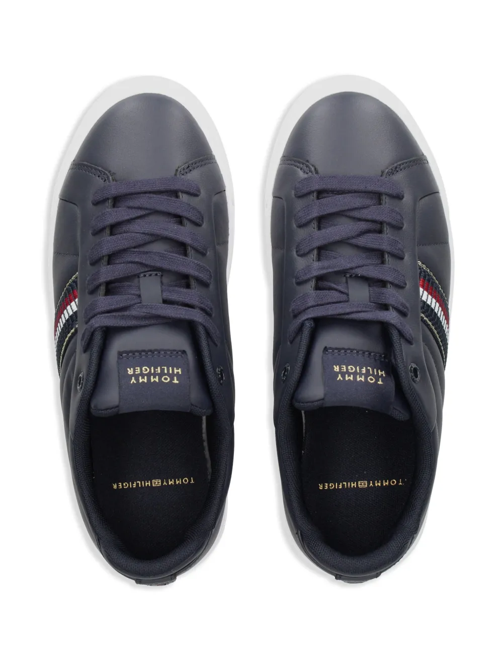 Tommy hilfiger blue sneakers discount