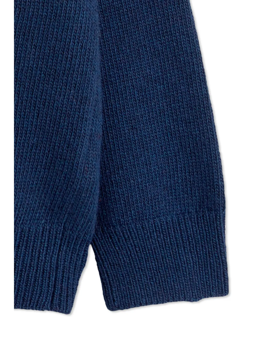 Mini Rodini Gebreide trui met bloemenpatroon Blauw