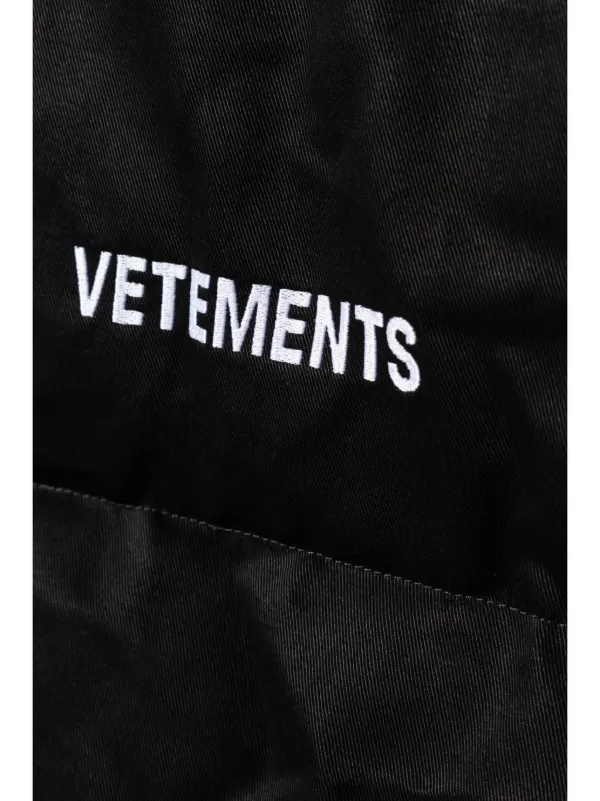 VETEMENTS high-neck Bomber Jacket | Black | FARFETCH UK