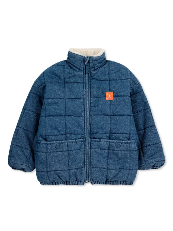 BOBO CHOSES キルティングジャケット Bobo Choses B.C ヴィンテージ キルティングジャケット | ブルー