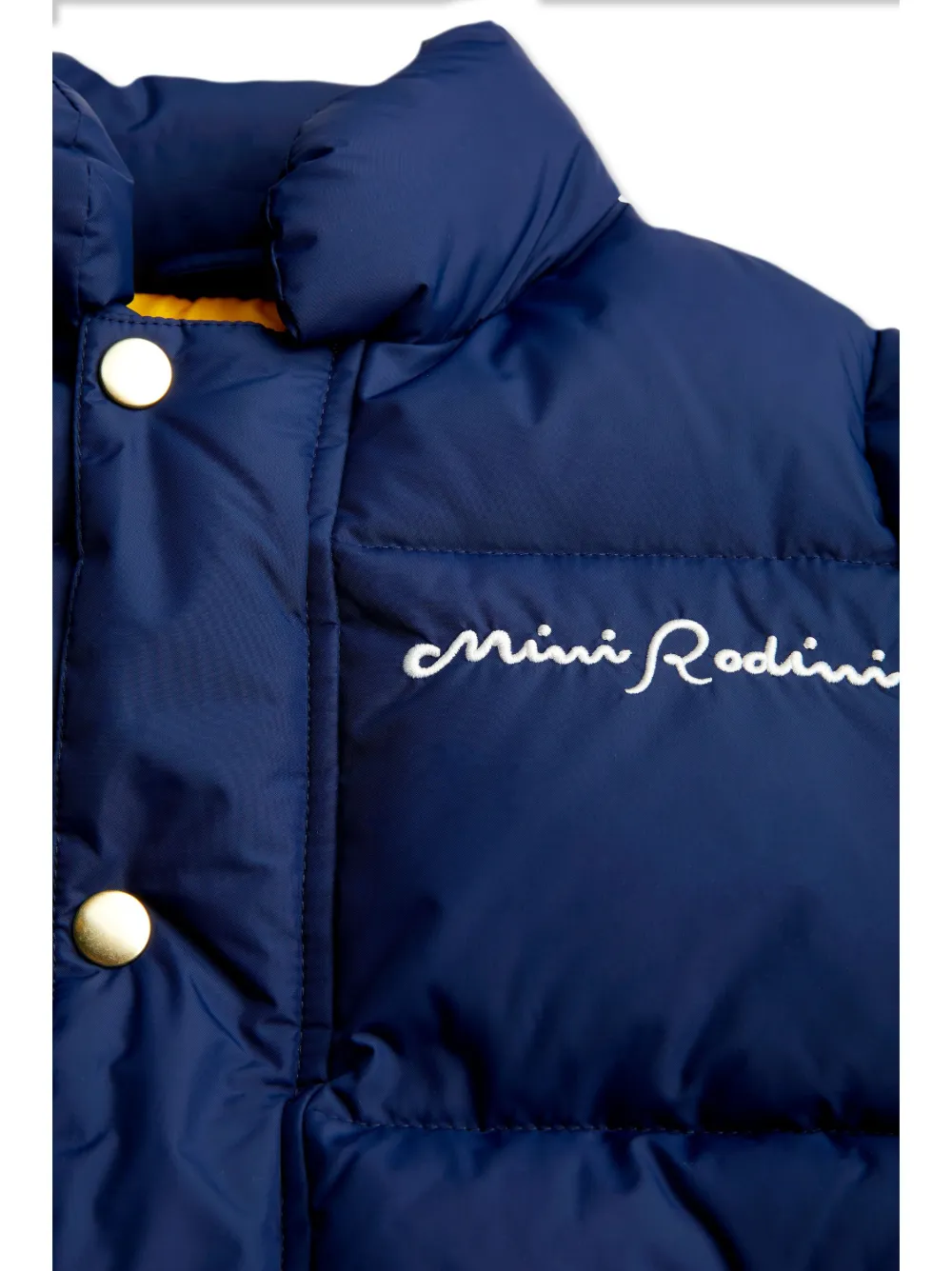 Mini Rodini Society donsjack Blauw