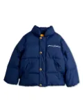 Mini Rodini Society puffer jacket - Blue