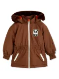 Mini Rodini Panda ski jacket - Brown
