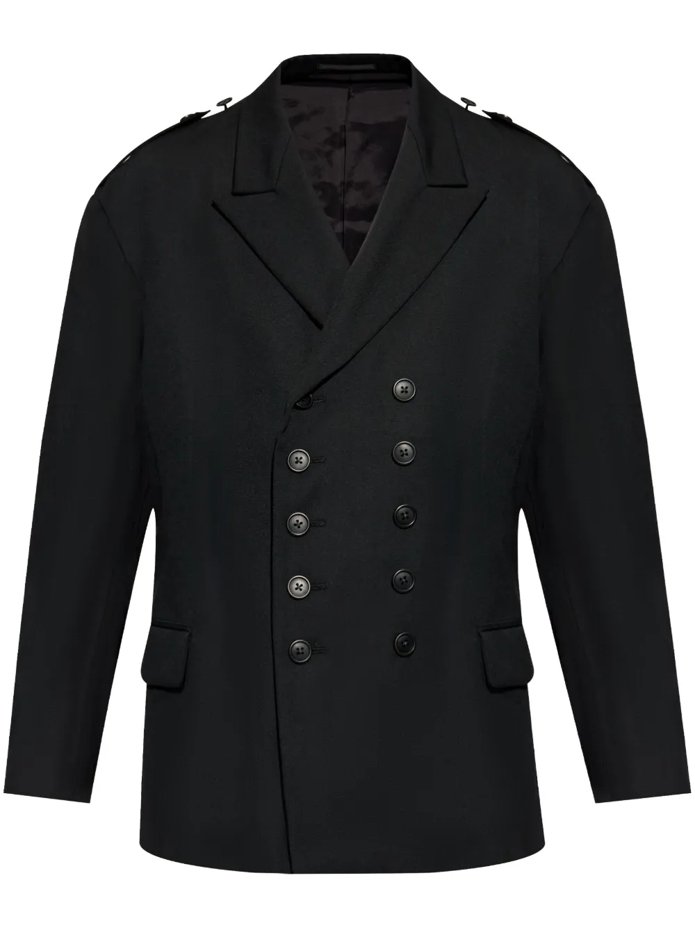 13aw yohji yamamoto pour homme ラメ ダブルジャケット HQ-J