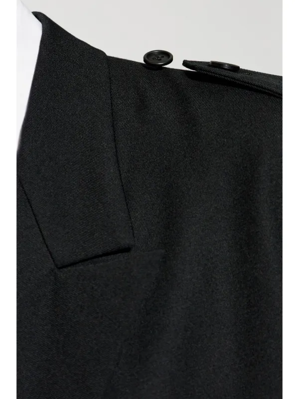 Yohji Yamamoto ダブルジャケット | ブラック | FARFETCH JP