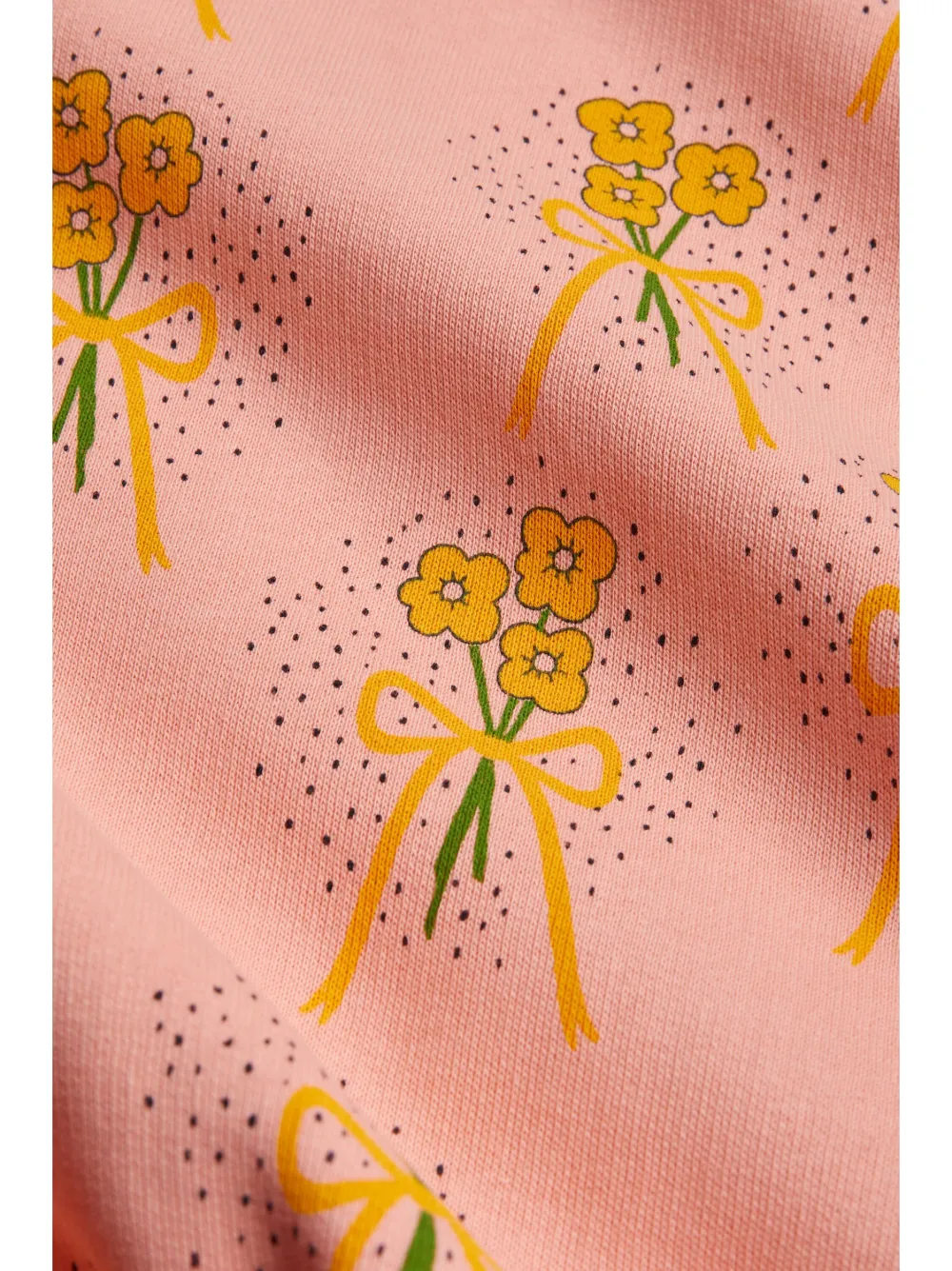 Mini Rodini Winter Flowers trui Roze