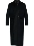 VETEMENTS long wool coat - Black