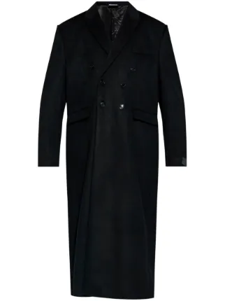 vetements コート VETEMENTS Long Wool Coat | Black | FARFETCH JO