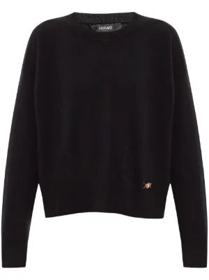 Miu Miu ボートネックセーター | ブルー | FARFETCH JP