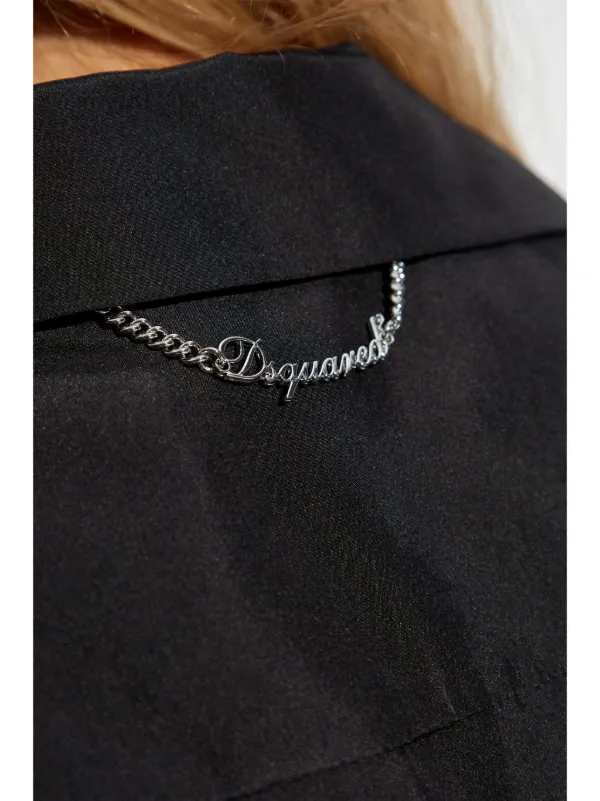 DSQUARED2 シルク ブラウス | ブラック | FARFETCH JP