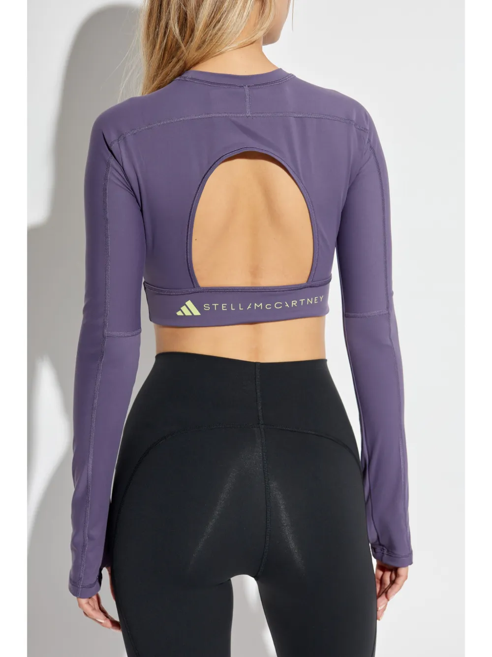 adidas by Stella McCartney TrueStrength yoga top Paars