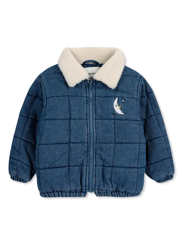 Bobo Choses Quilted Denim Jacket Blue FARFETCH CA