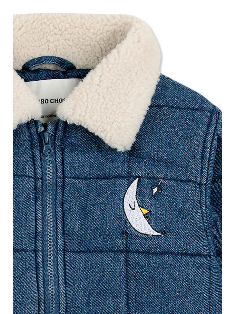 Bobo Choses Gewatteerd spijkerjack Blauw