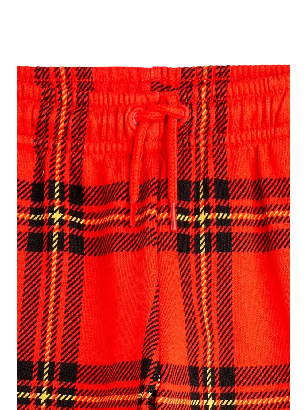 Mini Rodini Geruite joggingbroek Rood