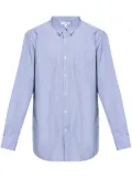 Comme Des Garçons Shirt striped buttoned shirt - Blue