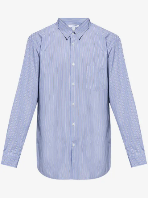 Comme Des Garçons Shirt striped buttoned shirt