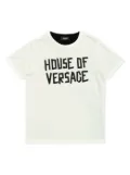 Versace Kids graphic print t-shirt - White