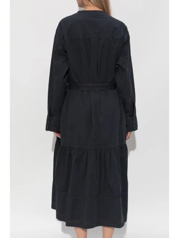 LEMAIRE コットン100%巻きスカート黒 LEMAIRE コットン100%巻きスカート黒