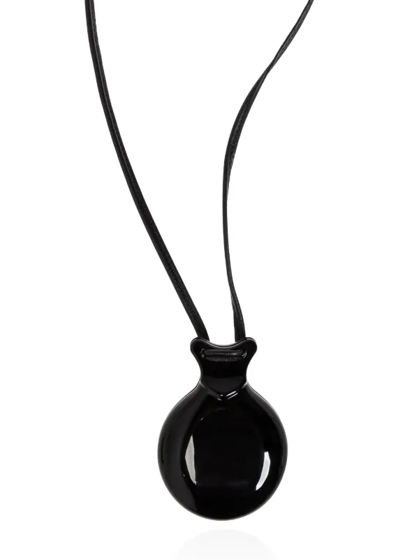 0*4様 Lemaire リップスティック型ネックレス LEMAIRE Castanet ネックレス | ブラック | FARFETCH JP