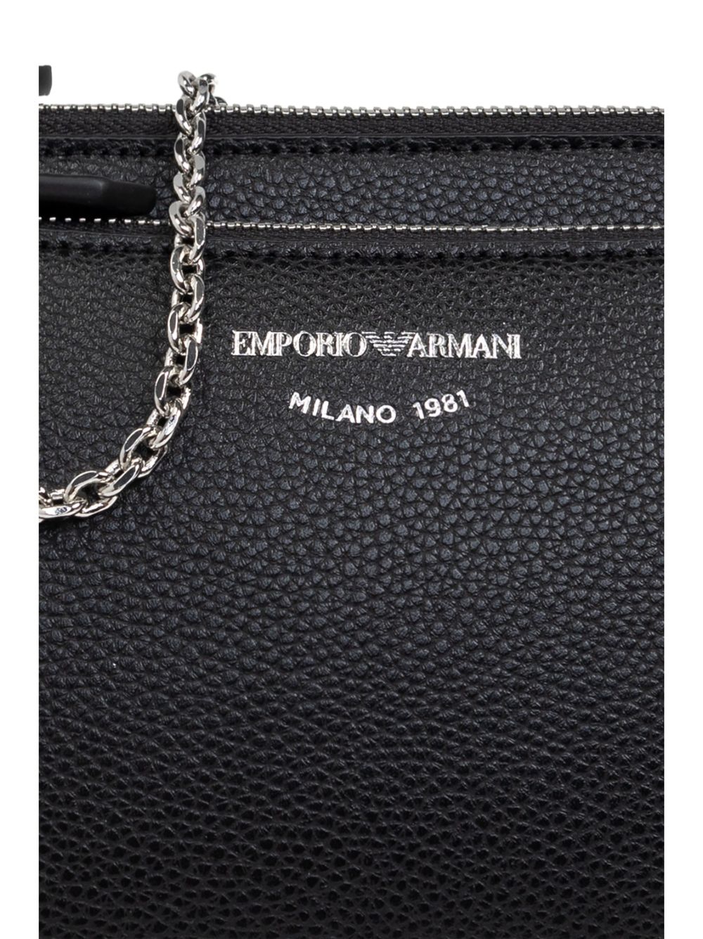 Emporio Armani mini deer-print double crossbody bag Women