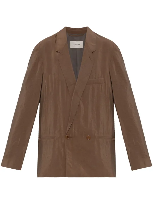 LEMAIRE double breasted Blazer Brown FARFETCH AE