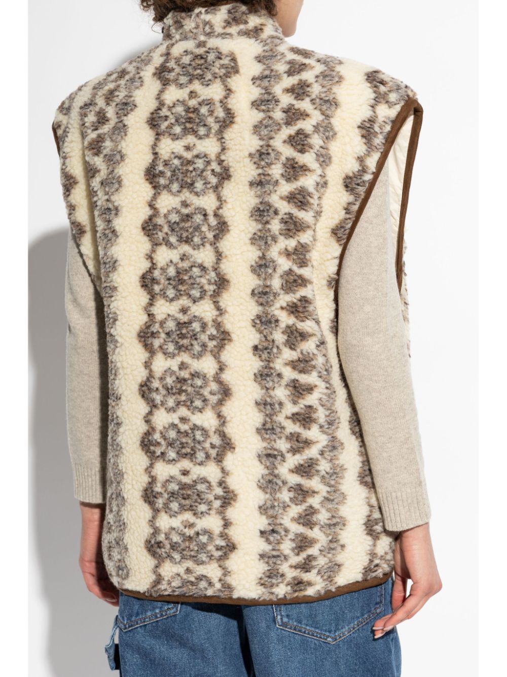 Shop Marant Etoile Maximilia Vest In Nude