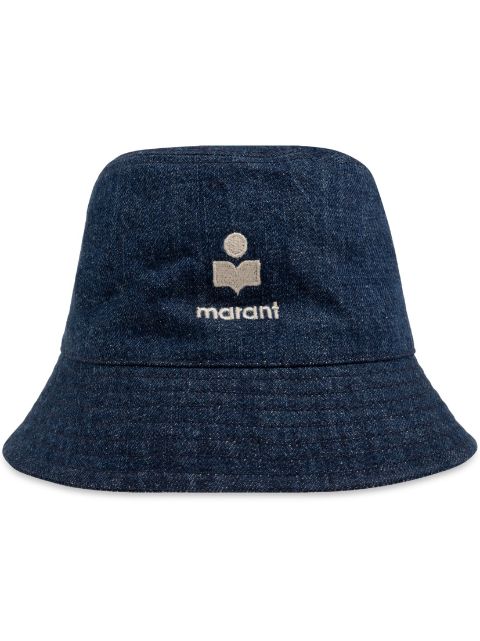 ISABEL MARANT logo patch bucket hat Women