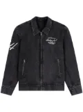 Axel Arigato Resort Embroidered jacket - Black
