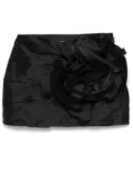 Aje Potion Spiral mini skirt - Black